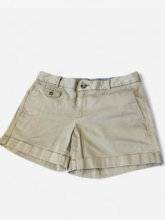 Banana Republic Pants - Banana Republic Beige Roll-Cuff Chino Shorts Women’s Size 4